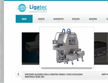 Tablet Screenshot of ligatec.com